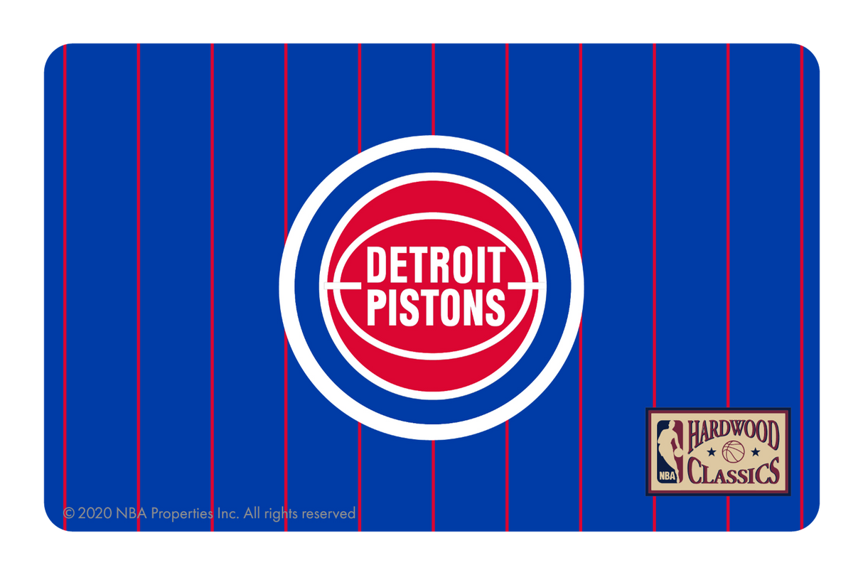 Detroit Pistons: Away Warmups Hardwood Classics - Card Covers - NBALAB - CUCU Covers