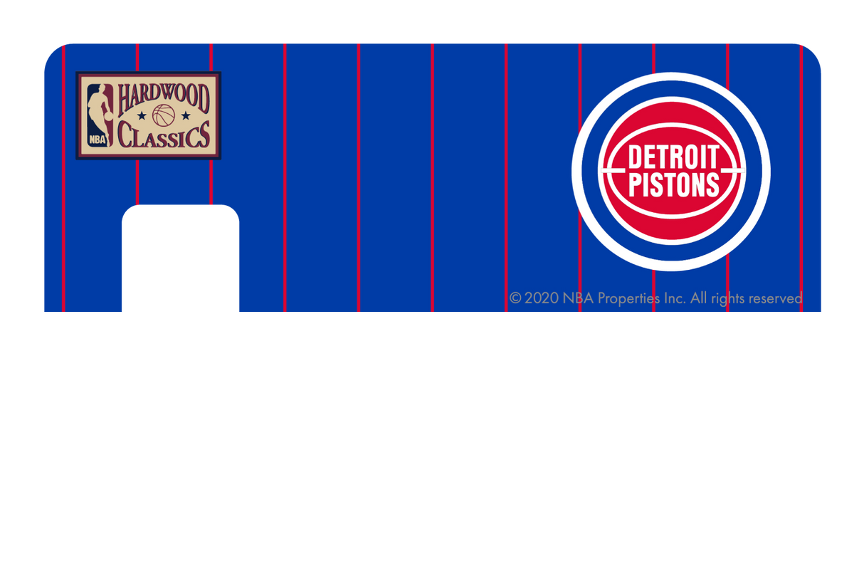 Detroit Pistons: Away Warmups Hardwood Classics - Card Covers - NBALAB - CUCU Covers