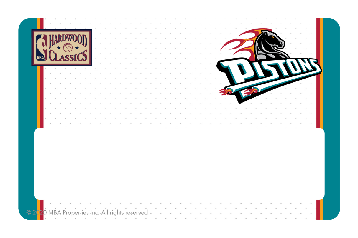 Detroit Pistons: Home Hardwood Classics - Card Covers - NBALAB - CUCU Covers