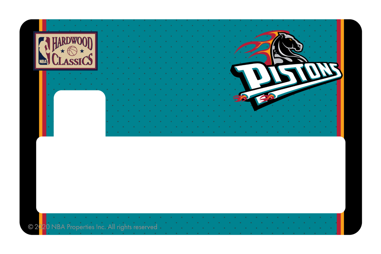 Detroit Pistons: Away Hardwood Classics - Card Covers - NBALAB - CUCU Covers