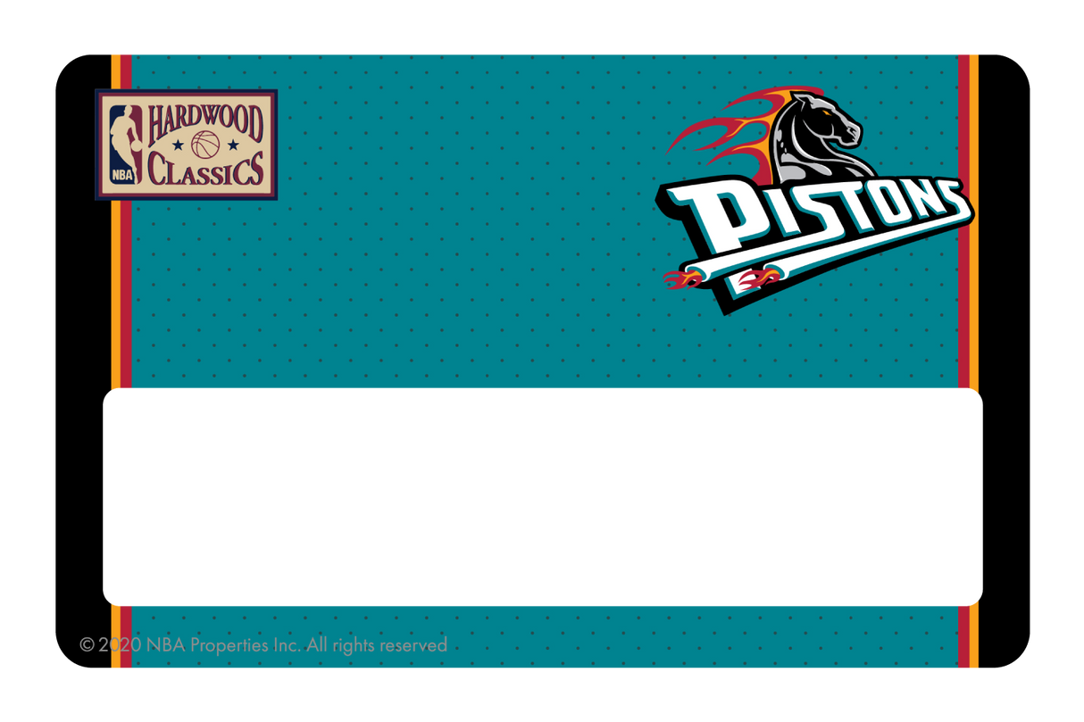 Detroit Pistons: Away Hardwood Classics - Card Covers - NBALAB - CUCU Covers