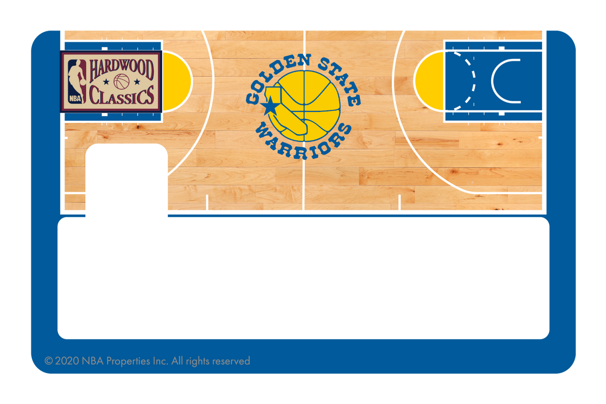 Golden State Warriors: Retro Courtside Hardwood Classics - Card Covers - NBALAB - CUCU Covers