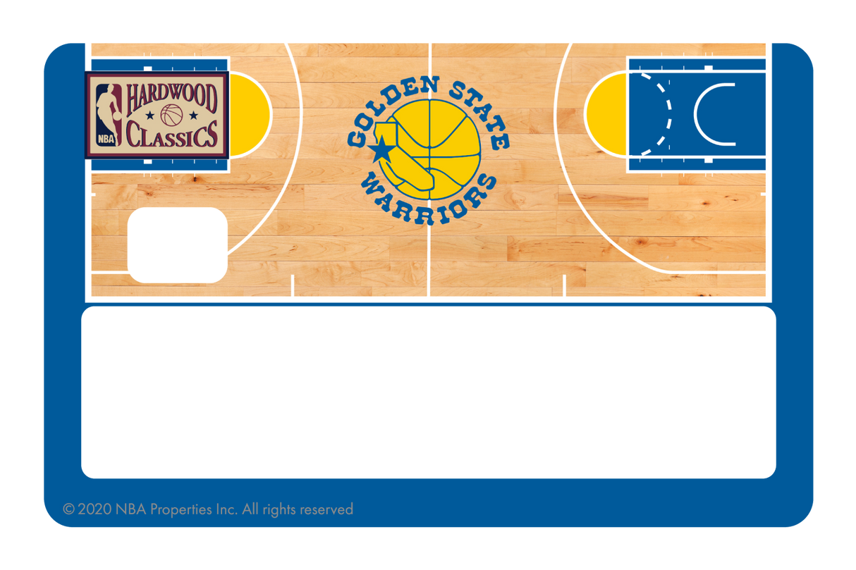 Golden State Warriors: Retro Courtside Hardwood Classics - Card Covers - NBALAB - CUCU Covers