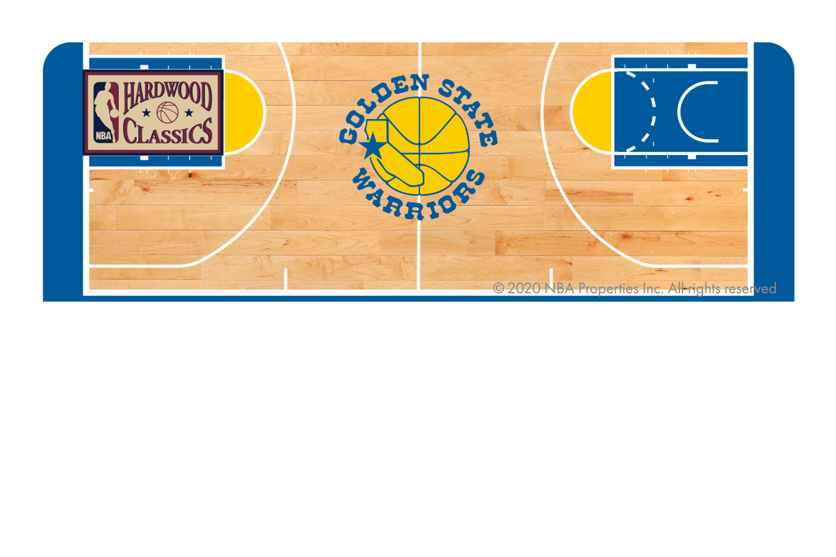 Golden State Warriors: Retro Courtside Hardwood Classics - Card Covers - NBALAB - CUCU Covers