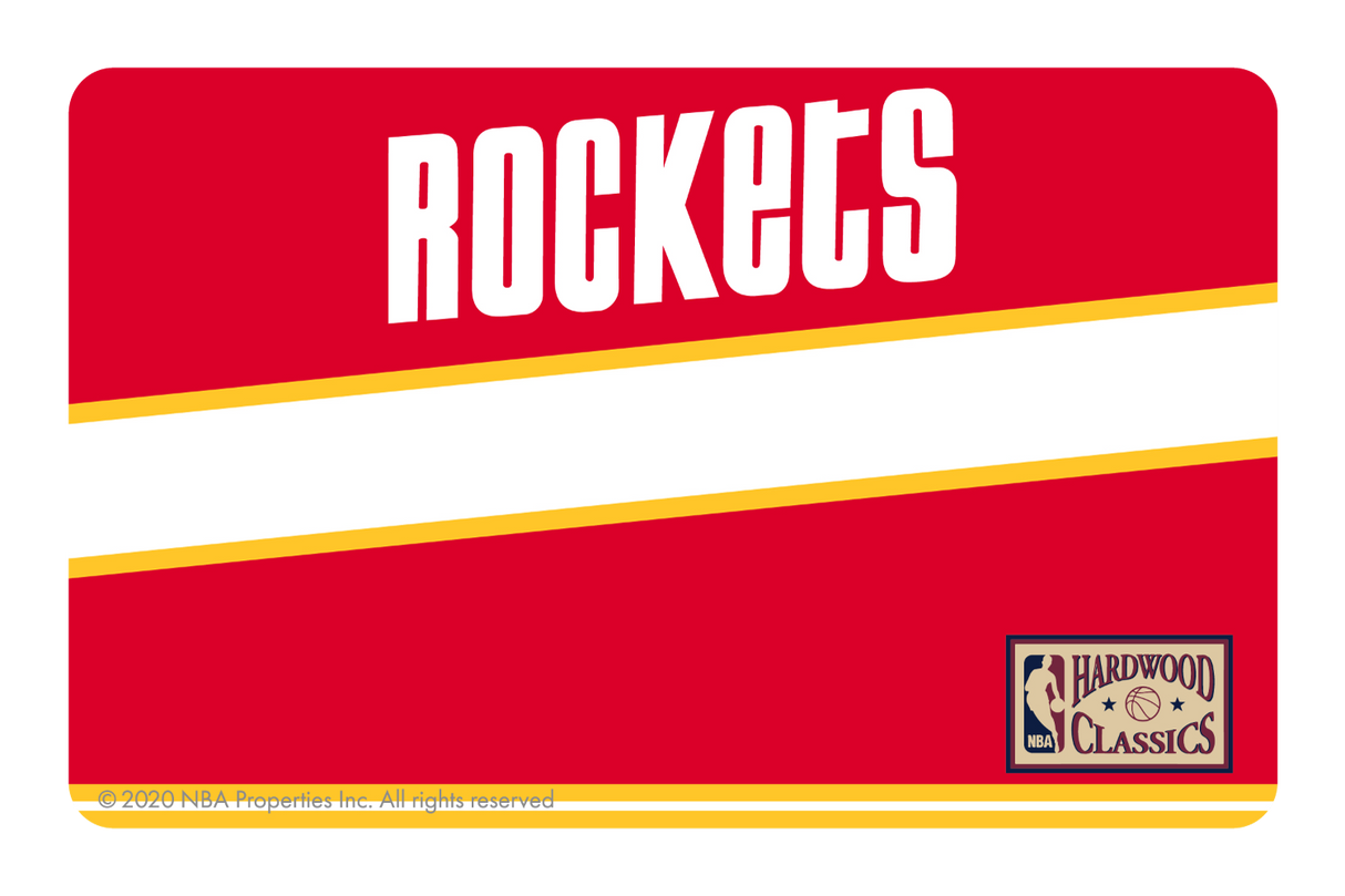 Houston Rockets: Away Warmups Hardwood Classics - Card Covers - NBALAB - CUCU Covers
