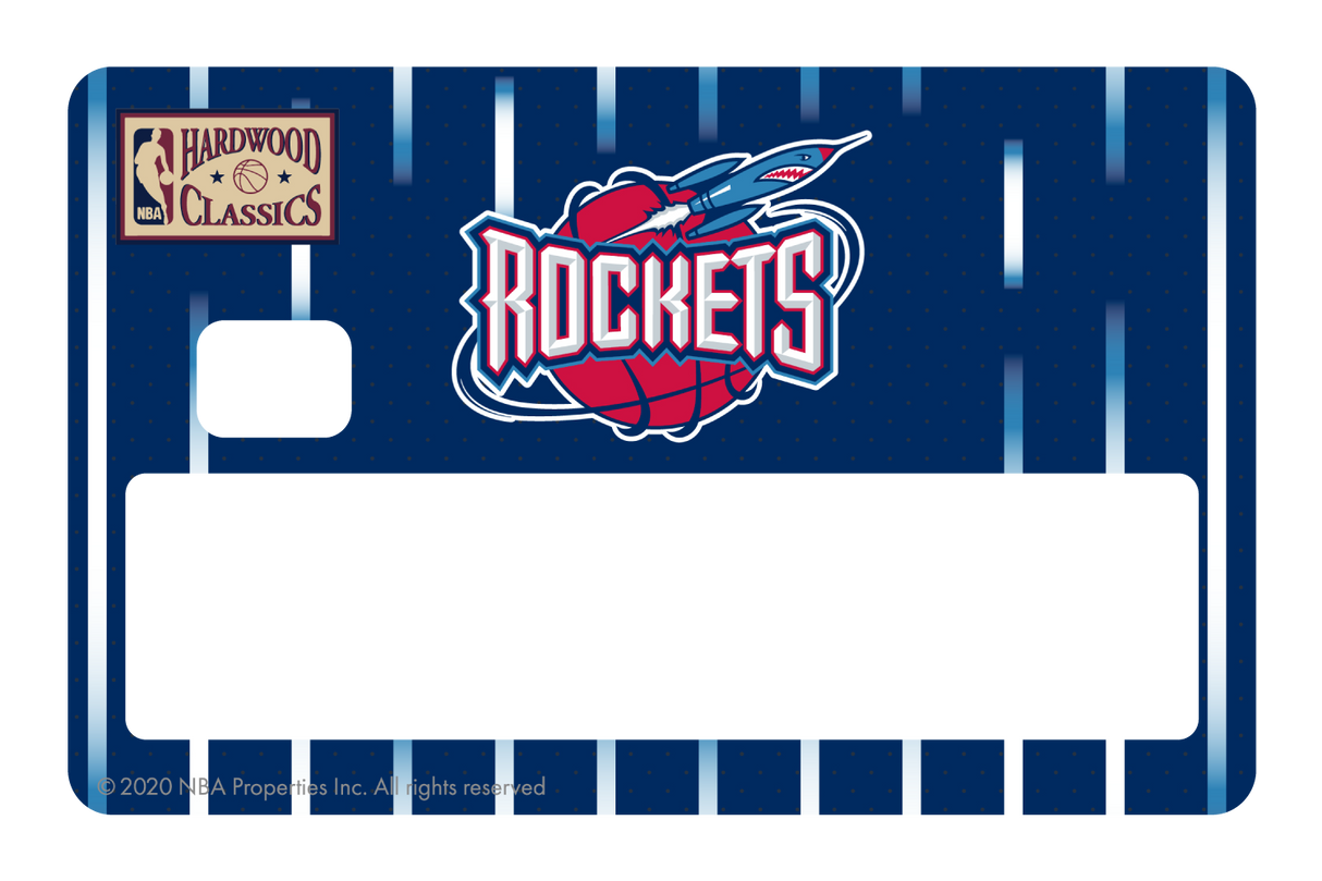 Houston Rockets: Away Hardwood Classics - Card Covers - NBALAB - CUCU Covers