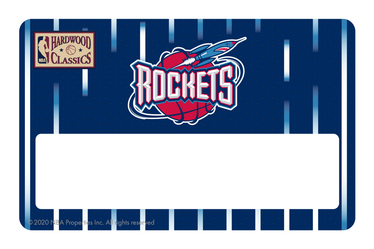 Houston Rockets: Away Hardwood Classics - Card Covers - NBALAB - CUCU Covers