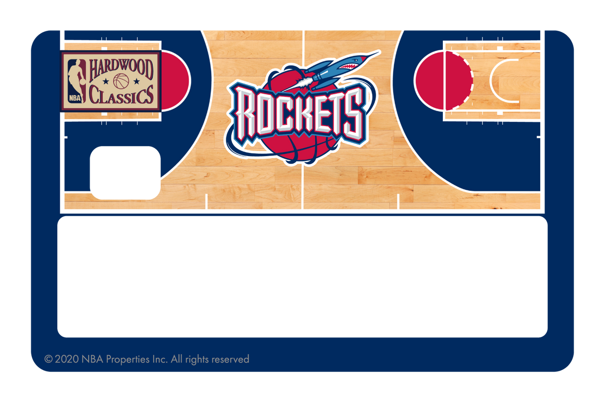 Houston Rockets: Retro Courtside Hardwood Classics - Card Covers - NBALAB - CUCU Covers
