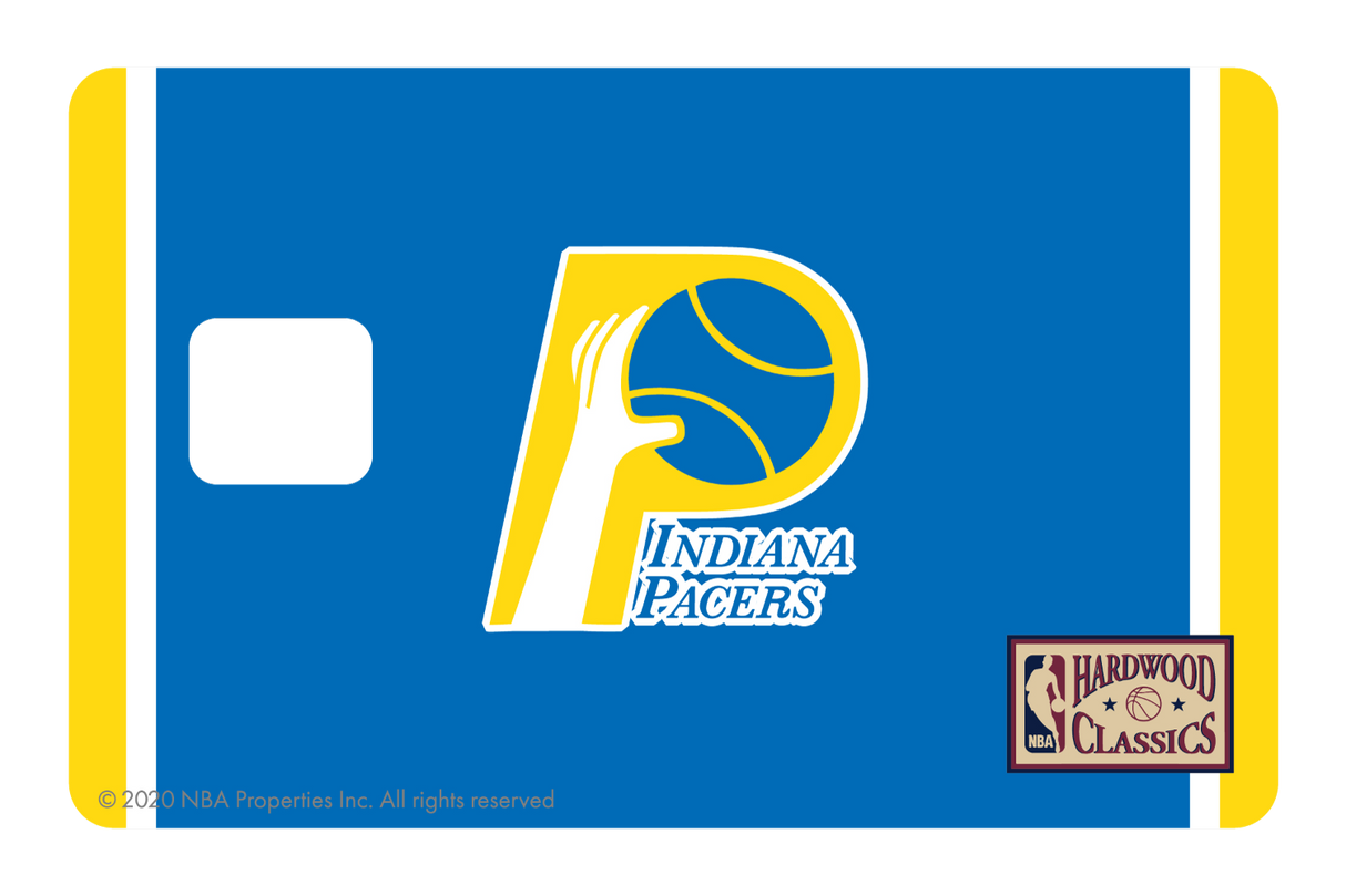 Indiana Pacers: Away Warmups Hardwood Classics - Card Covers - NBALAB - CUCU Covers