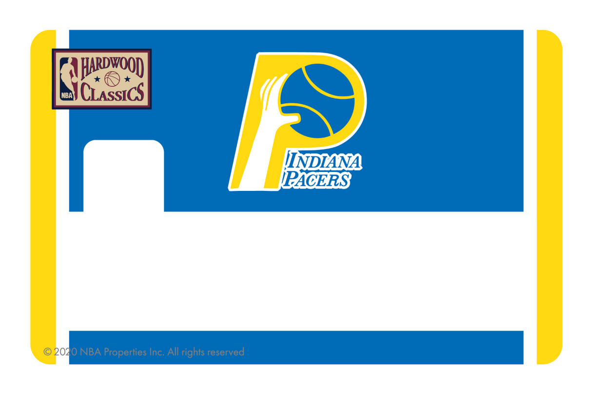 Indiana Pacers: Away Warmups Hardwood Classics - Card Covers - NBALAB - CUCU Covers