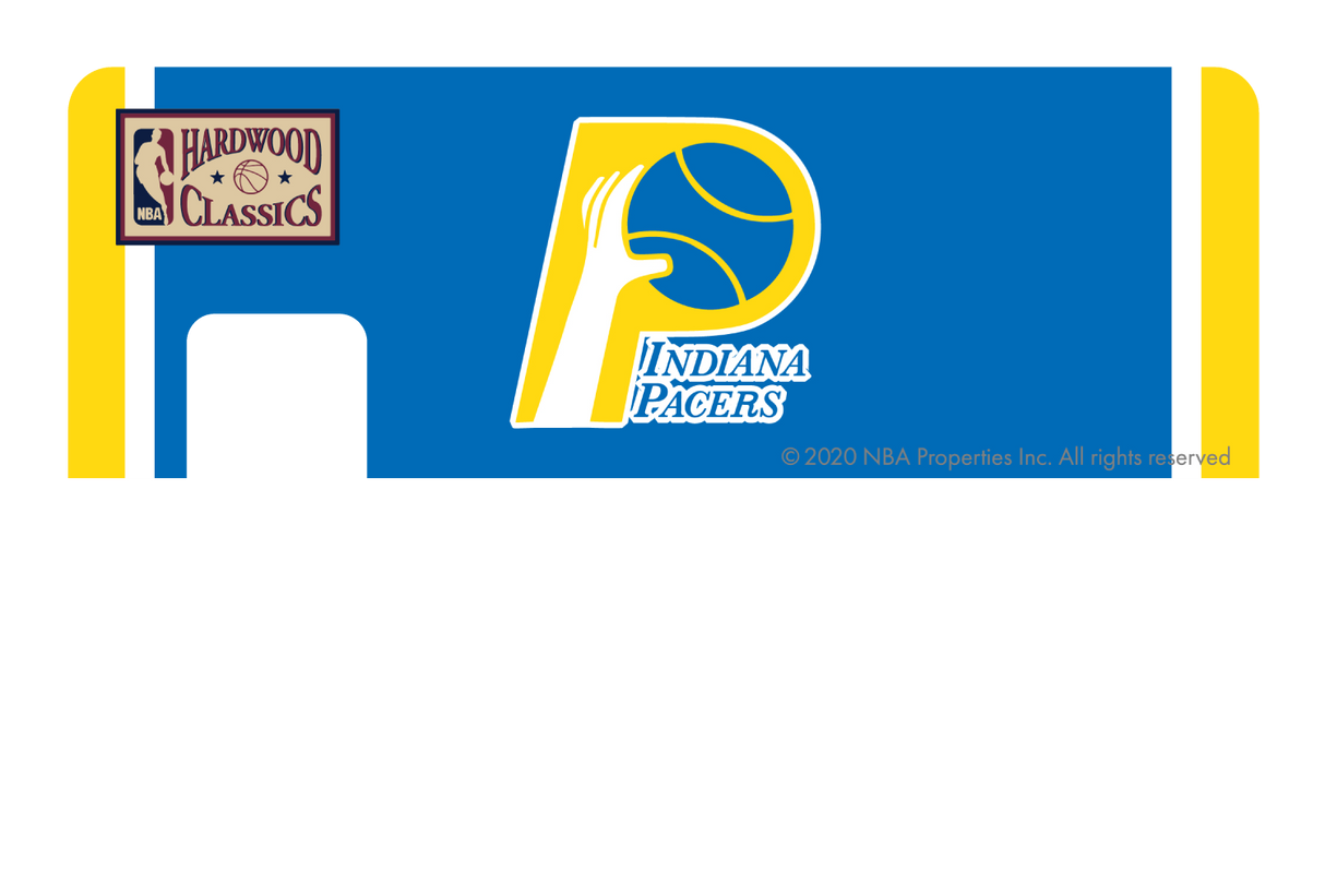 Indiana Pacers: Away Warmups Hardwood Classics - Card Covers - NBALAB - CUCU Covers