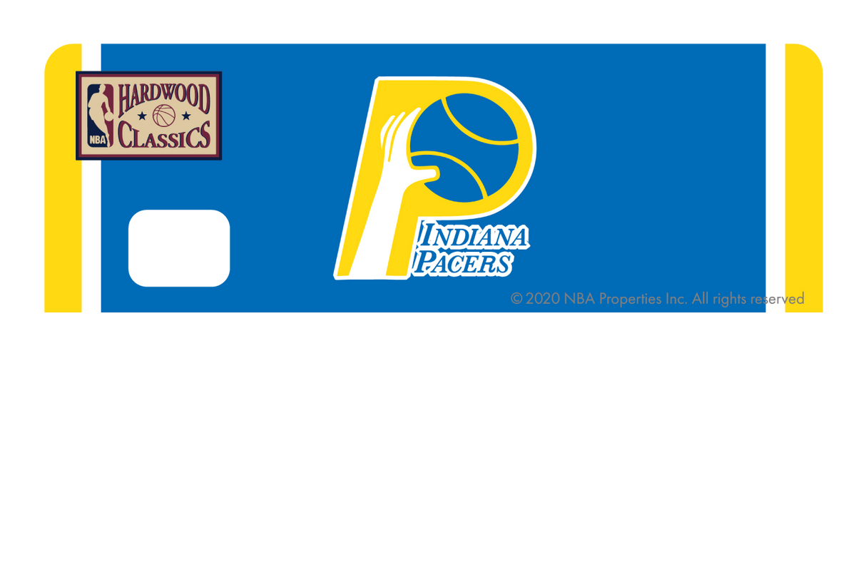 Indiana Pacers: Away Warmups Hardwood Classics - Card Covers - NBALAB - CUCU Covers