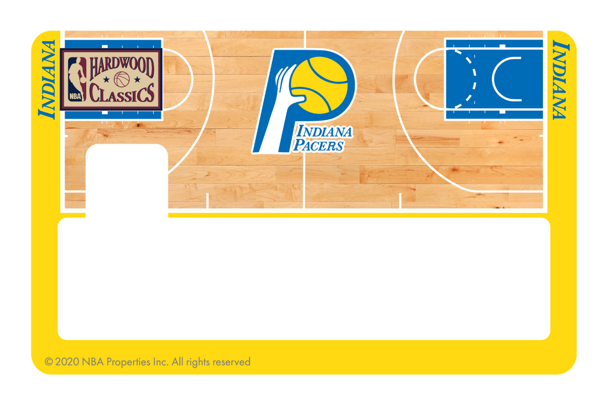 Indiana Pacers: Retro Courtside Hardwood Classics - Card Covers - NBALAB - CUCU Covers