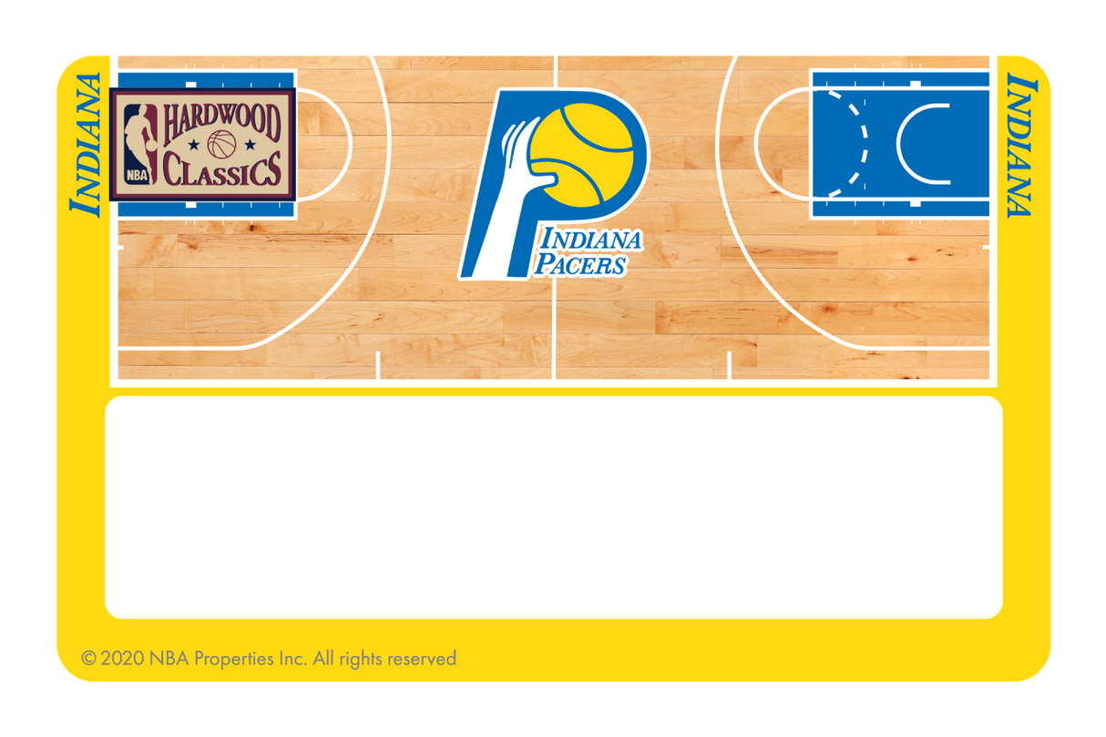 Indiana Pacers: Retro Courtside Hardwood Classics - Card Covers - NBALAB - CUCU Covers