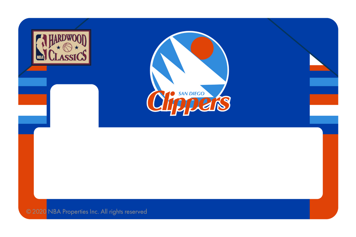 LA Clippers: Home Warmups Hardwood Classics - Card Covers - NBALAB - CUCU Covers