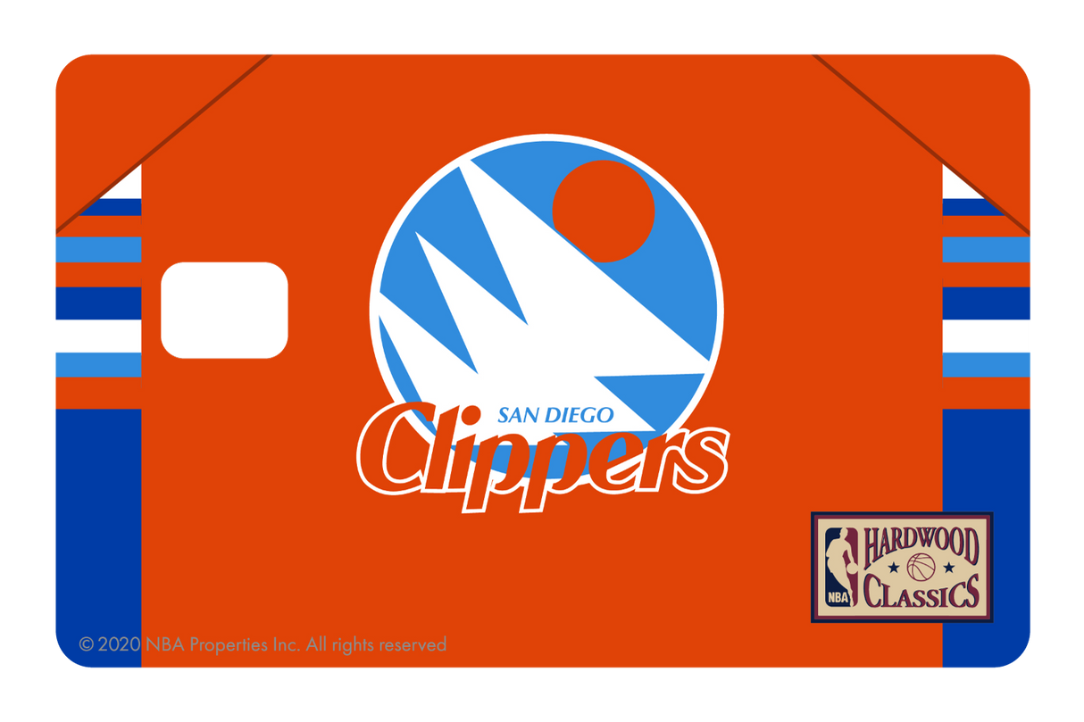 LA Clippers: Away Warmups Hardwood Classics - Card Covers - NBALAB - CUCU Covers