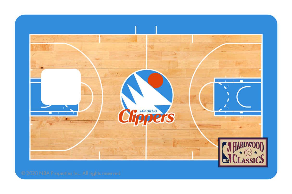 LA Clippers: Retro Courtside Hardwood Classics - Card Covers - NBALAB - CUCU Covers