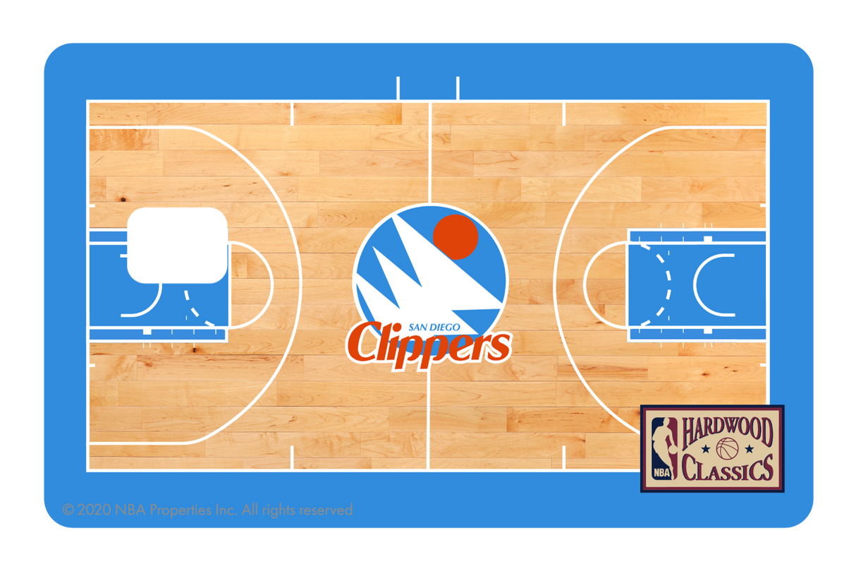 LA Clippers: Retro Courtside Hardwood Classics - Card Covers - NBALAB - CUCU Covers