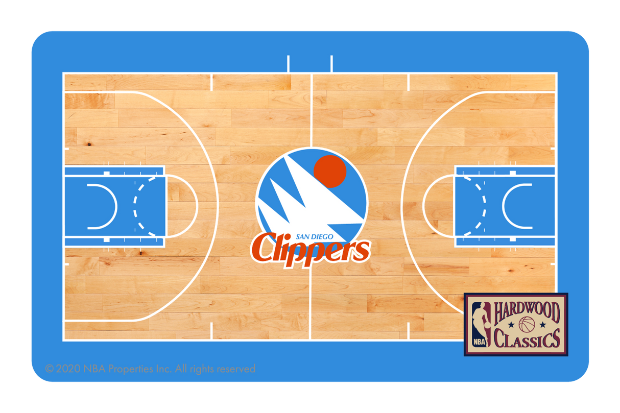 LA Clippers: Retro Courtside Hardwood Classics - Card Covers - NBALAB - CUCU Covers