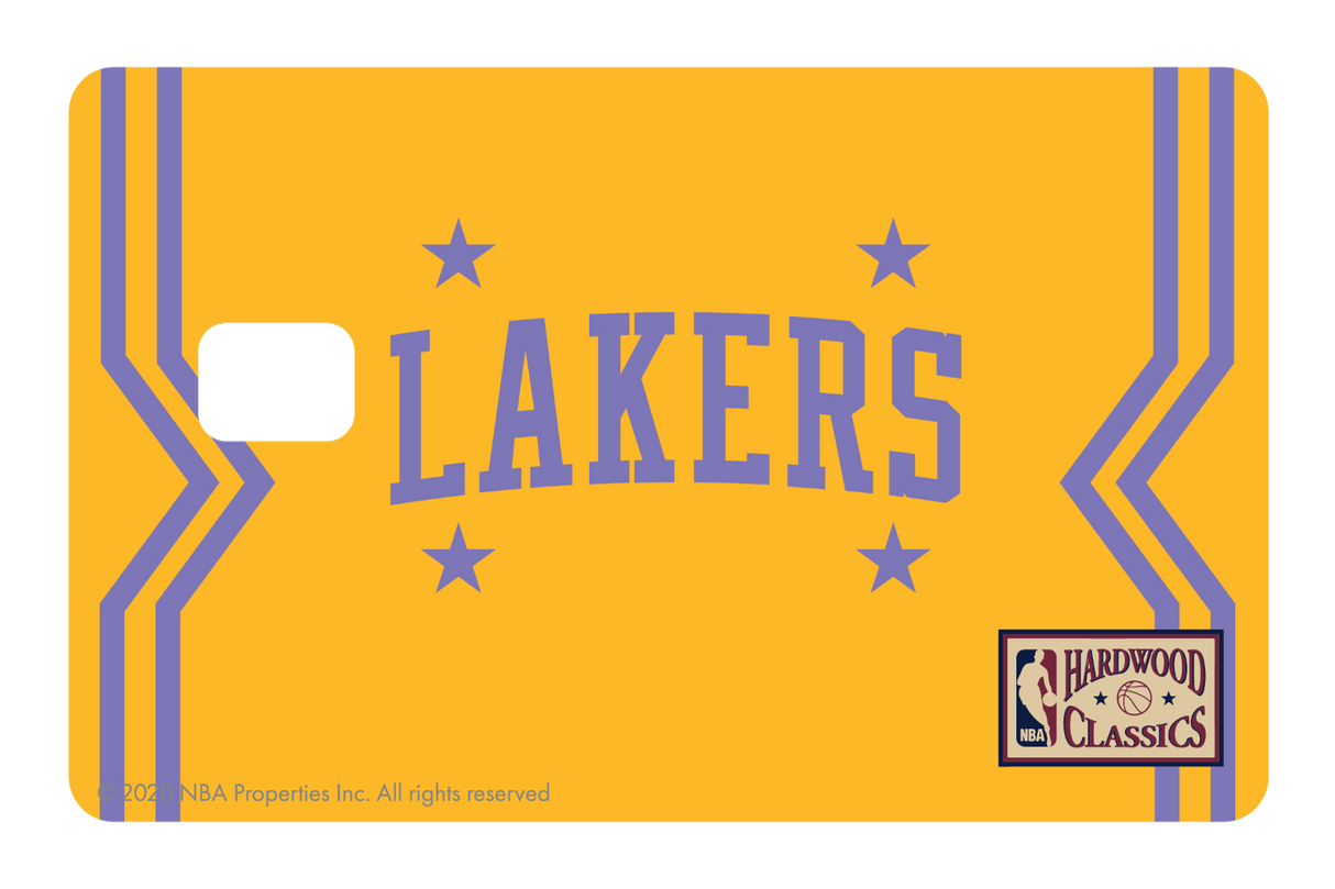Los Angeles Lakers: Home Warmups Hardwood Classics - Card Covers - NBALAB - CUCU Covers