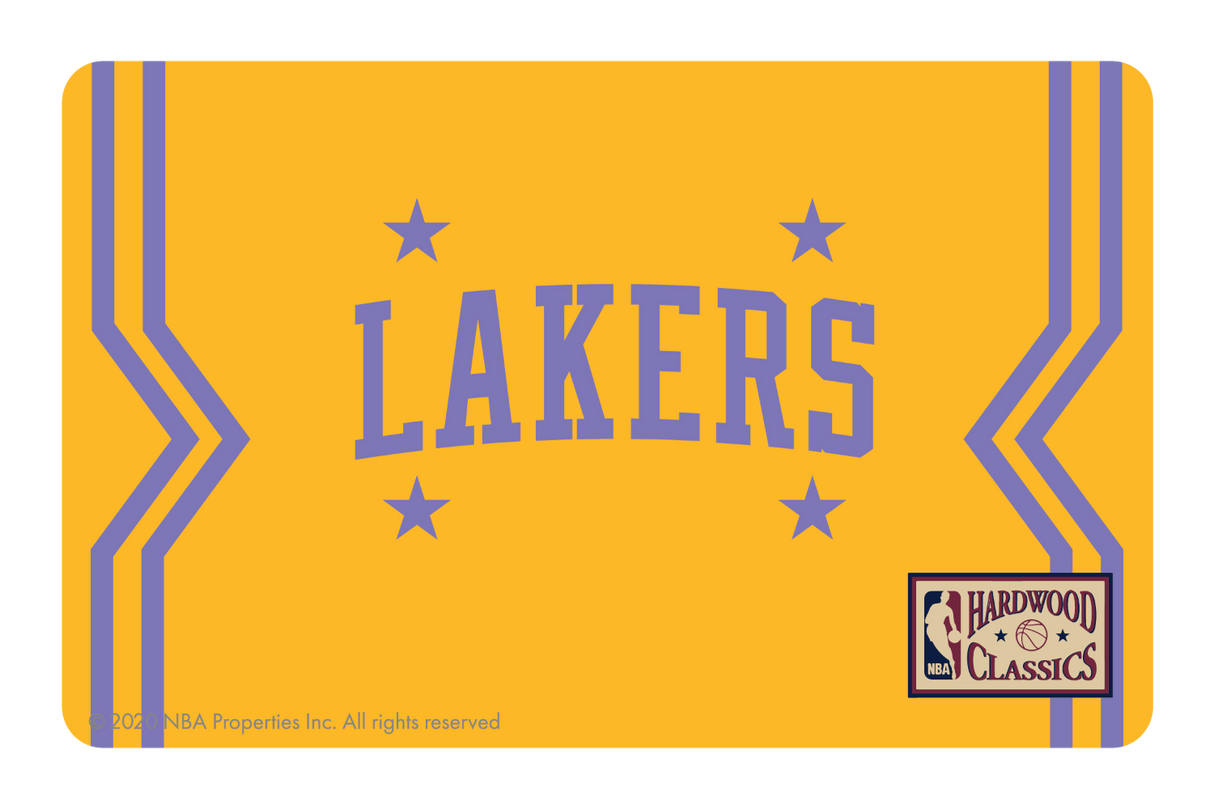 Los Angeles Lakers: Home Warmups Hardwood Classics - Card Covers - NBALAB - CUCU Covers