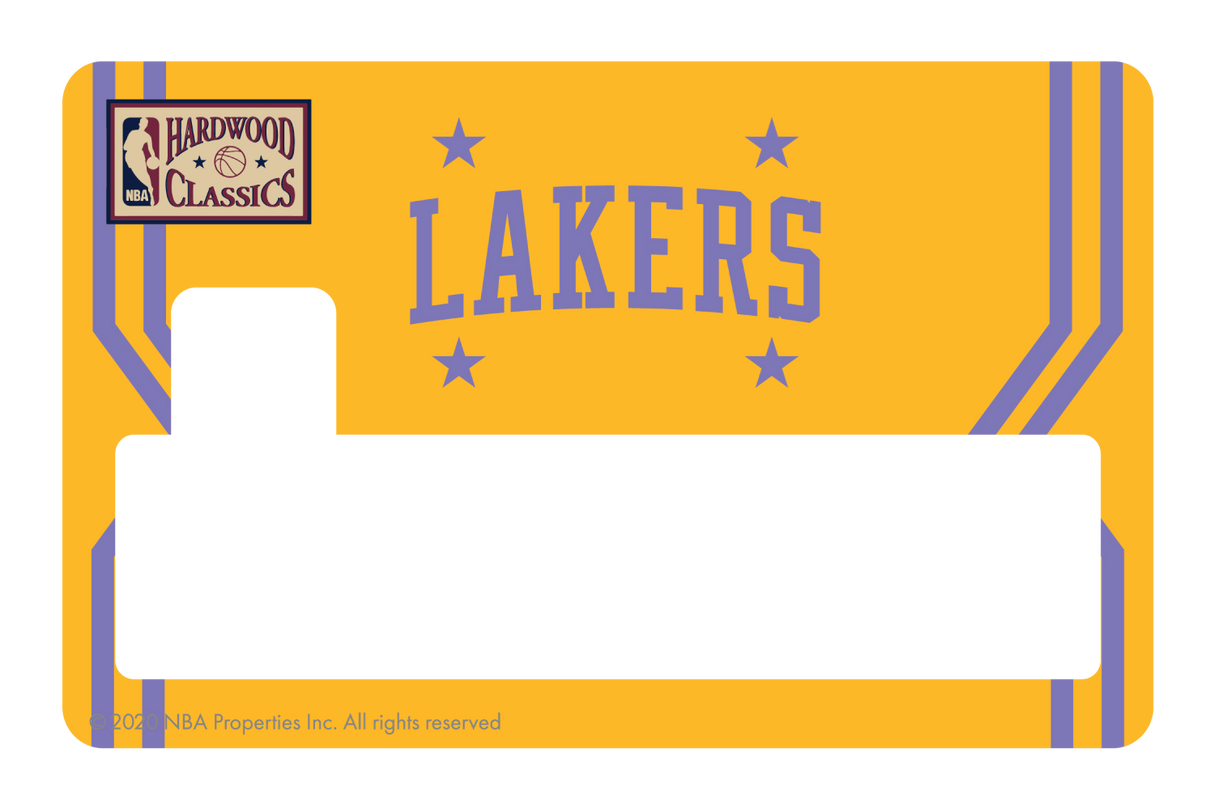 Los Angeles Lakers: Home Warmups Hardwood Classics - Card Covers - NBALAB - CUCU Covers