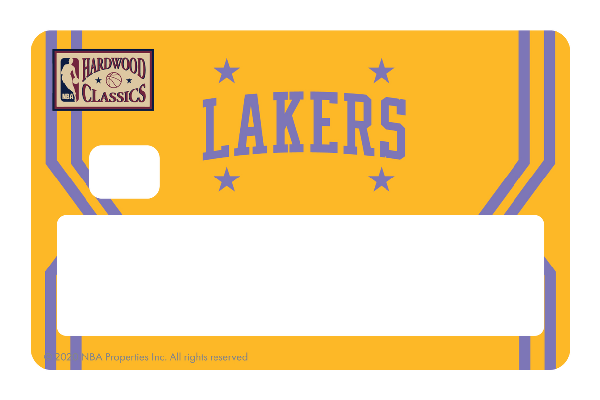 Los Angeles Lakers: Home Warmups Hardwood Classics - Card Covers - NBALAB - CUCU Covers