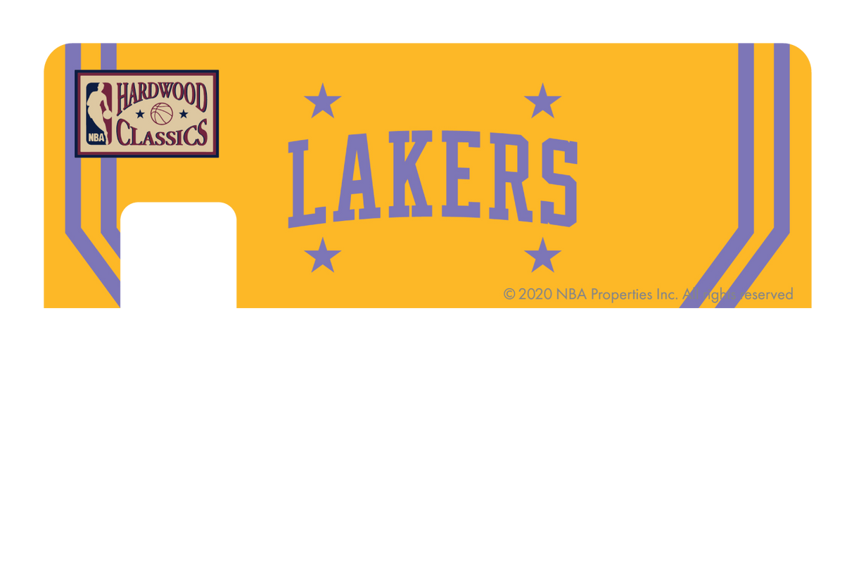 Los Angeles Lakers: Home Warmups Hardwood Classics - Card Covers - NBALAB - CUCU Covers