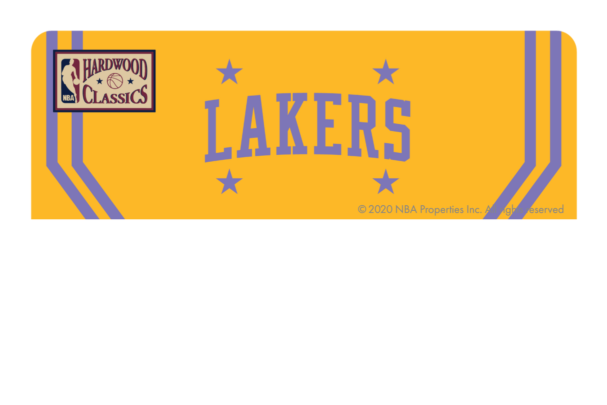 Los Angeles Lakers: Home Warmups Hardwood Classics - Card Covers - NBALAB - CUCU Covers