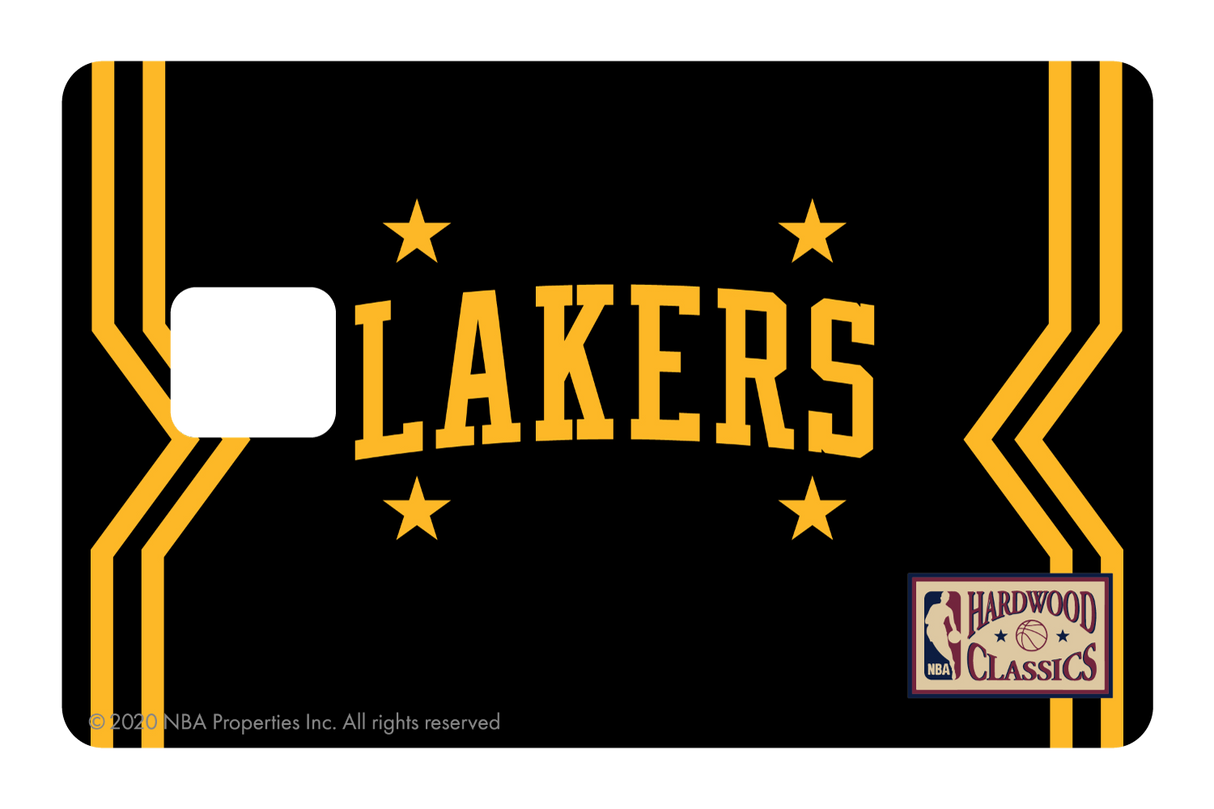 Los Angeles Lakers: Away Warmups Hardwood Classics - Card Covers - NBALAB - CUCU Covers