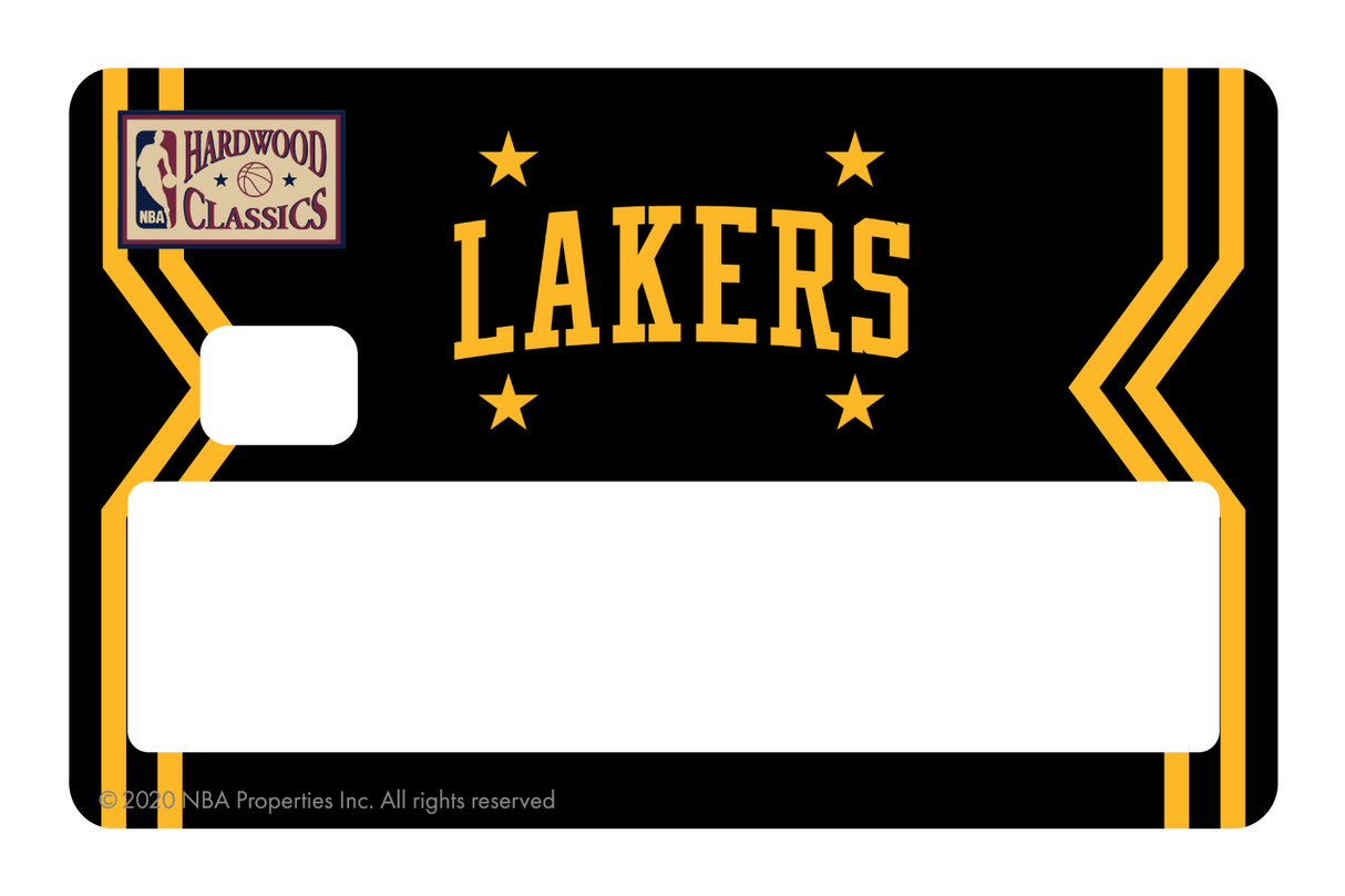 Los Angeles Lakers: Away Warmups Hardwood Classics - Card Covers - NBALAB - CUCU Covers