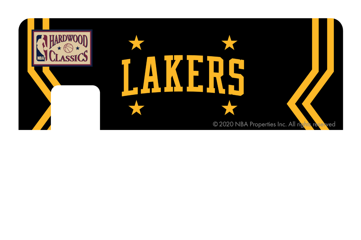 Los Angeles Lakers: Away Warmups Hardwood Classics - Card Covers - NBALAB - CUCU Covers
