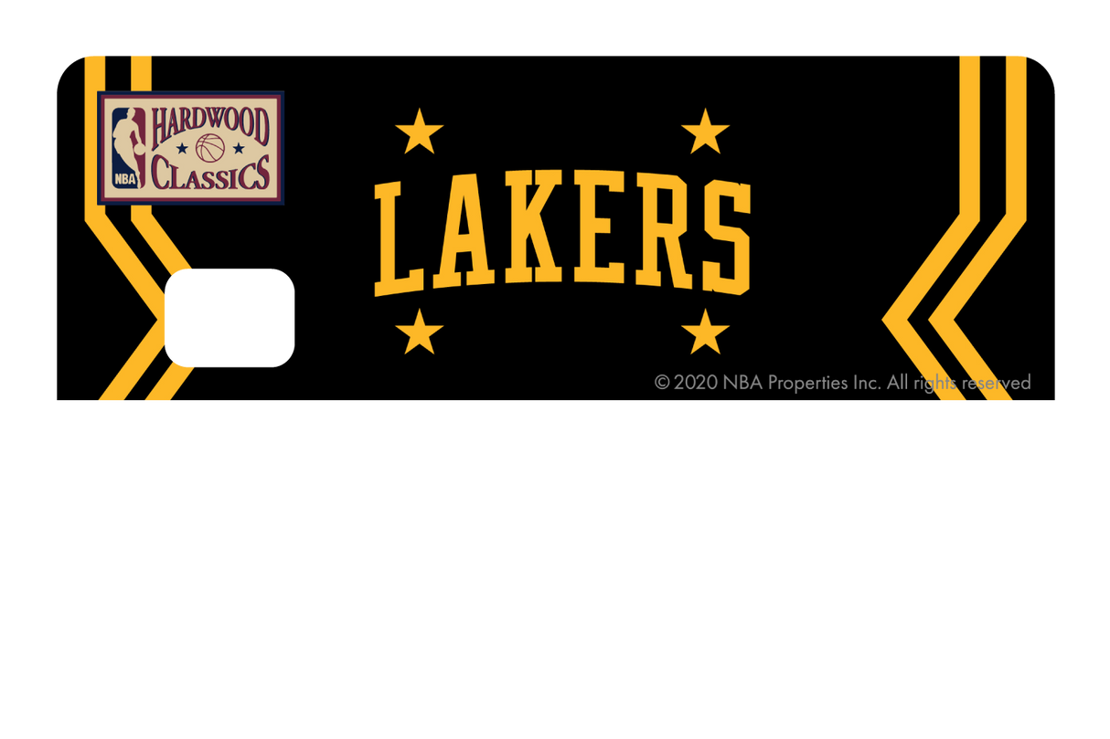 Los Angeles Lakers: Away Warmups Hardwood Classics - Card Covers - NBALAB - CUCU Covers
