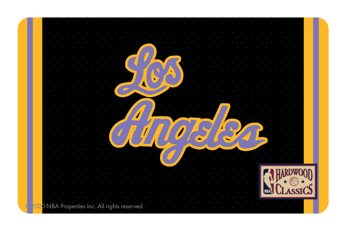 Los Angeles Lakers: Away Hardwood Classics - Card Covers - NBALAB - CUCU Covers