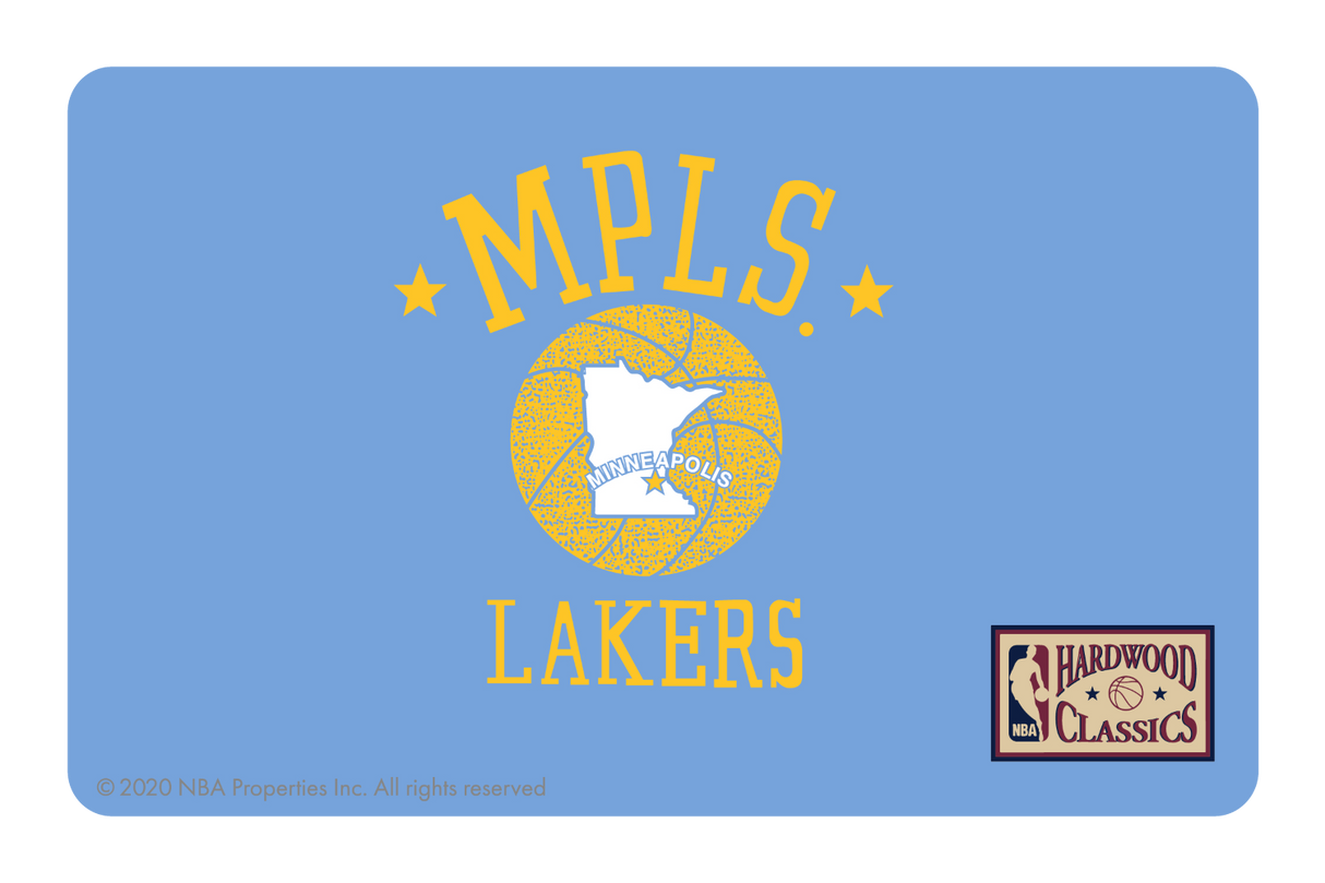 Los Angeles Lakers: Throwback Hardwood Classics - Card Covers - NBALAB - CUCU Covers