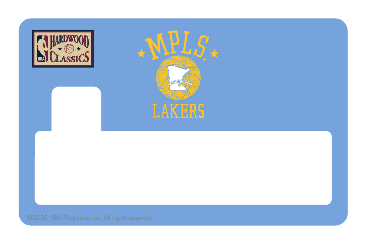 Los Angeles Lakers: Throwback Hardwood Classics - Card Covers - NBALAB - CUCU Covers