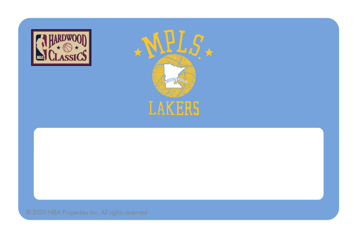 Los Angeles Lakers: Throwback Hardwood Classics - Card Covers - NBALAB - CUCU Covers