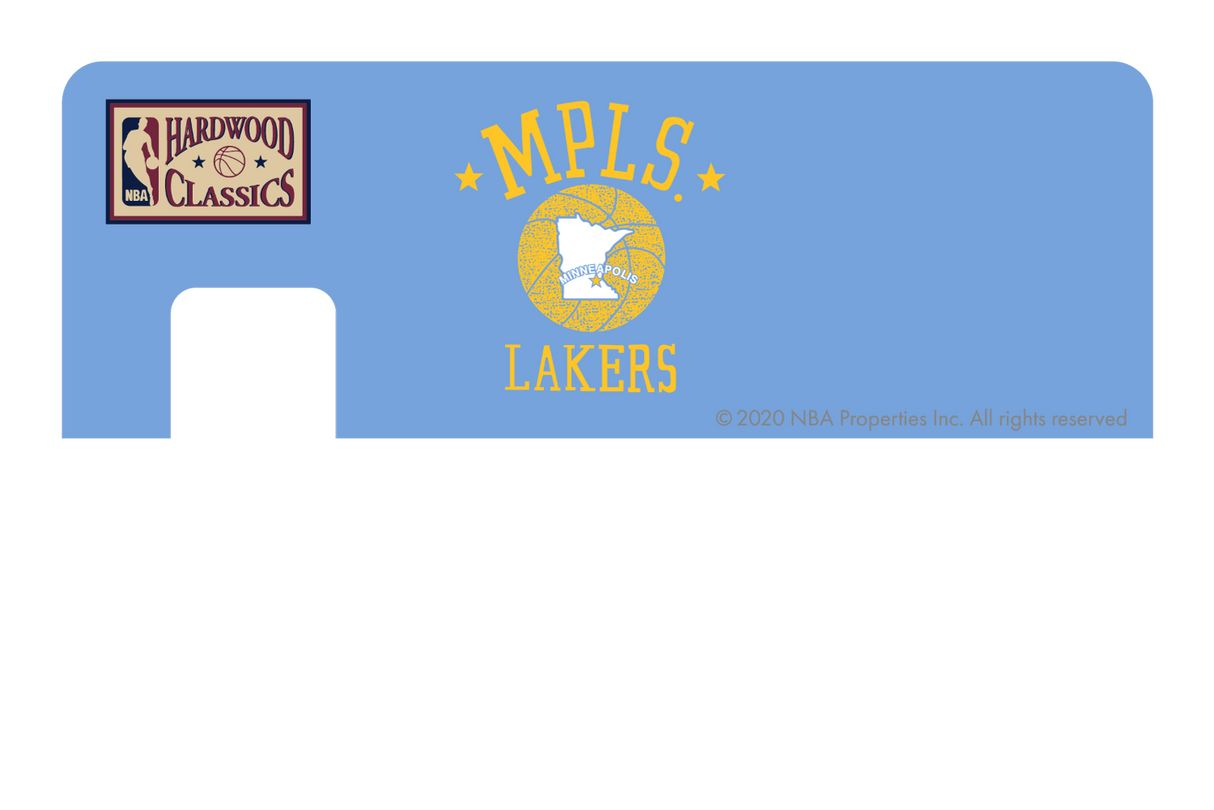 Los Angeles Lakers: Throwback Hardwood Classics - Card Covers - NBALAB - CUCU Covers