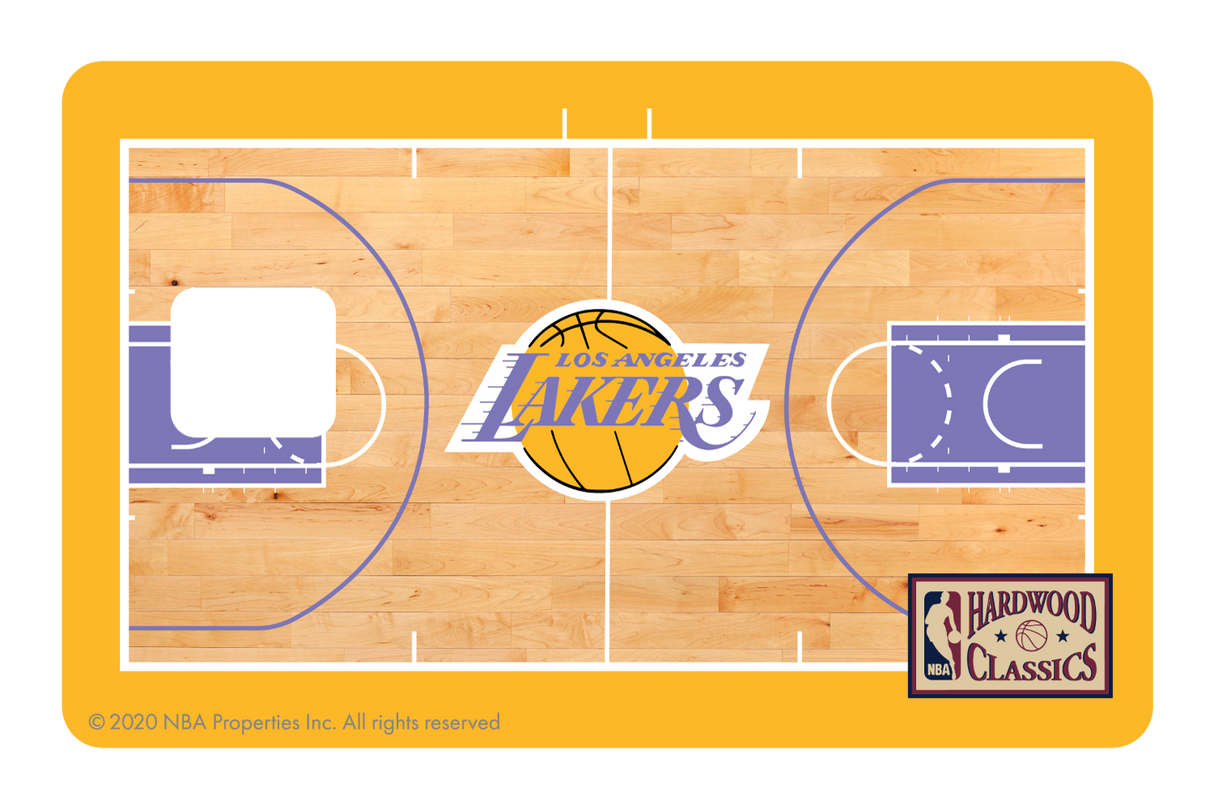 Los Angeles Lakers: Retro Courtside Hardwood Classics - Card Covers - NBALAB - CUCU Covers