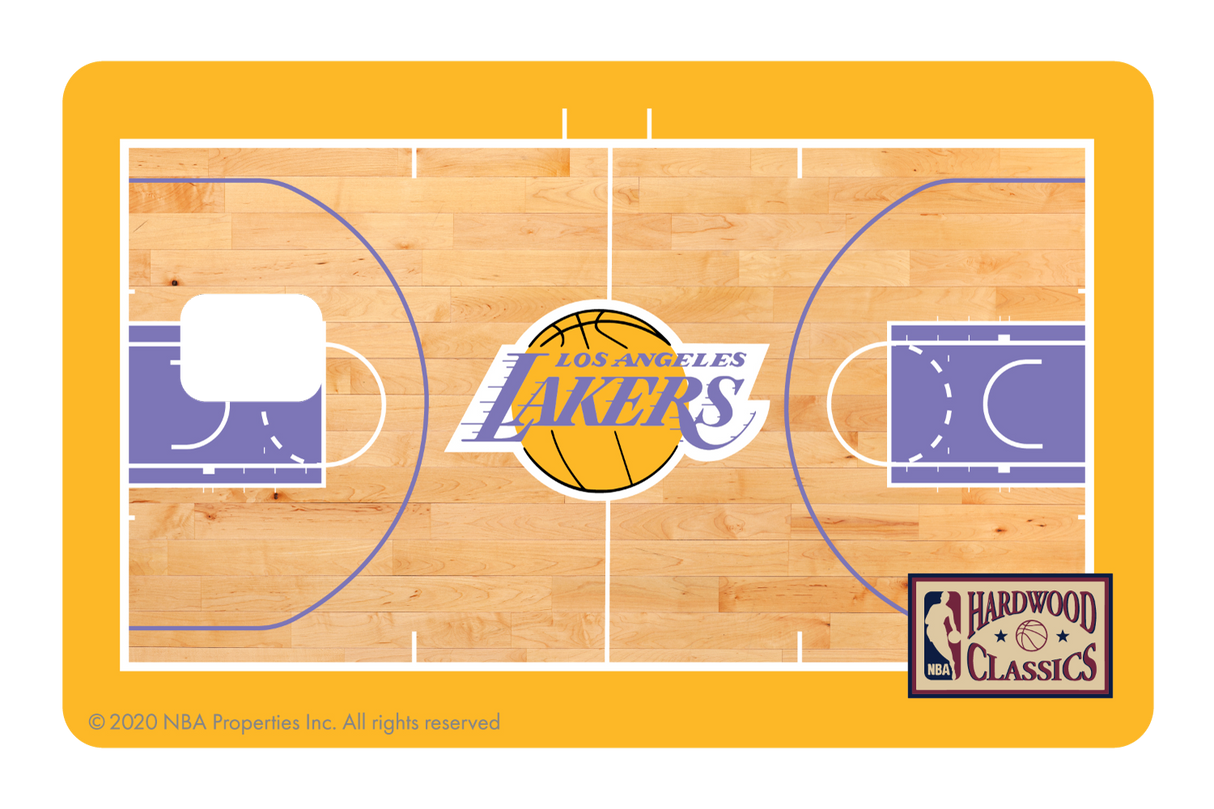 Los Angeles Lakers: Retro Courtside Hardwood Classics - Card Covers - NBALAB - CUCU Covers