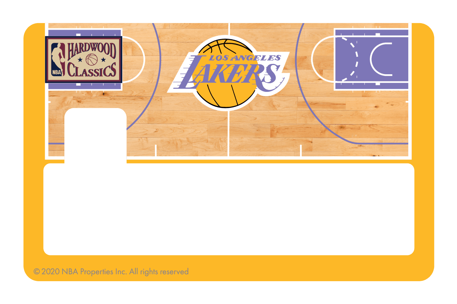 Los Angeles Lakers: Retro Courtside Hardwood Classics