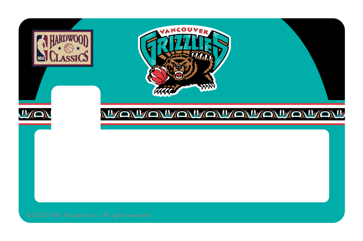 Memphis Grizzlies: Away Warmups Hardwood Classics - Card Covers - NBALAB - CUCU Covers