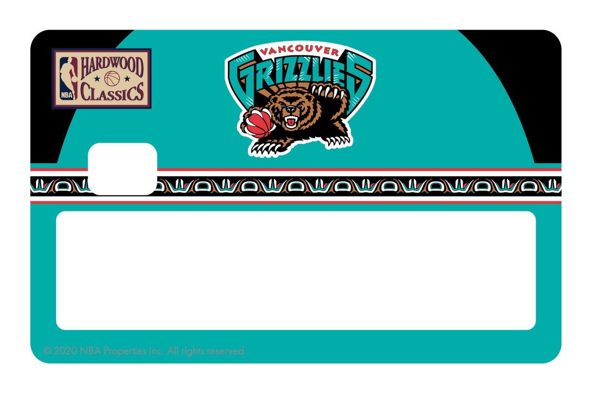 Memphis Grizzlies: Away Warmups Hardwood Classics - Card Covers - NBALAB - CUCU Covers