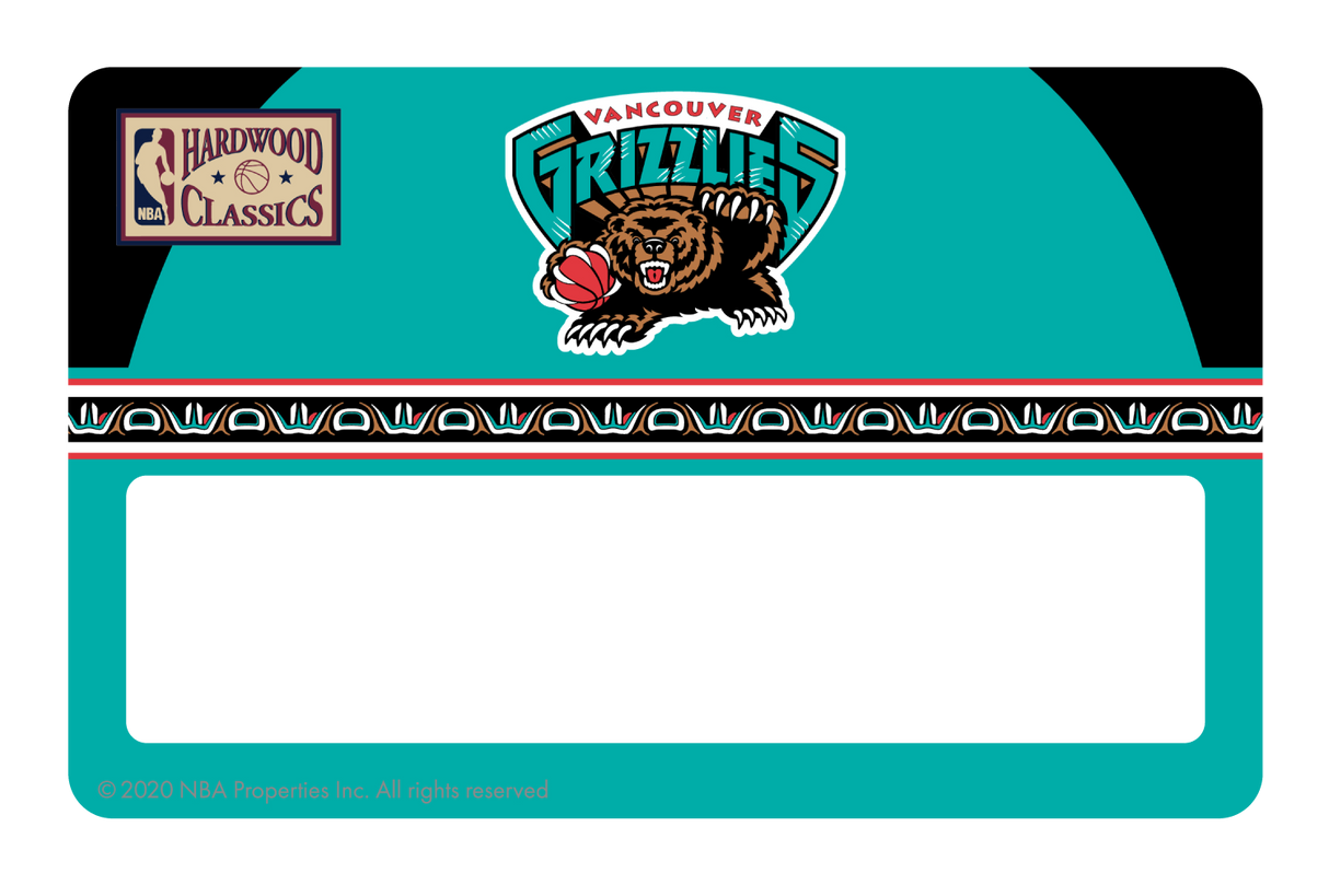 Memphis Grizzlies: Away Warmups Hardwood Classics - Card Covers - NBALAB - CUCU Covers