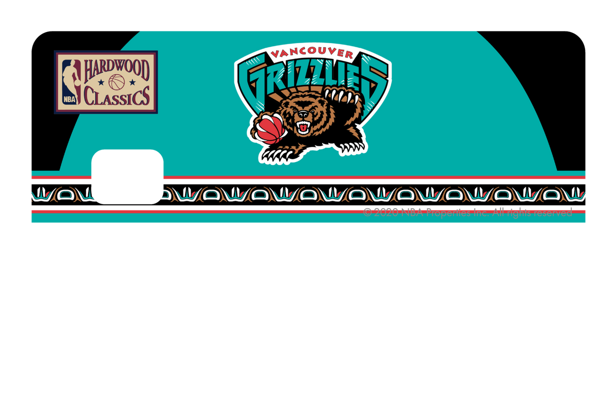 Memphis Grizzlies: Away Warmups Hardwood Classics - Card Covers - NBALAB - CUCU Covers