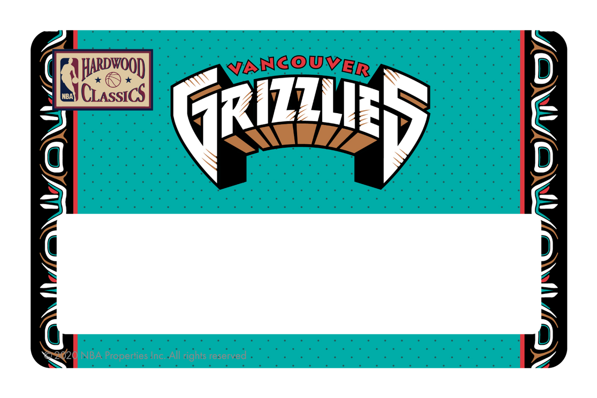 Memphis Grizzlies: Away Hardwood Classics - Card Covers - NBALAB - CUCU Covers