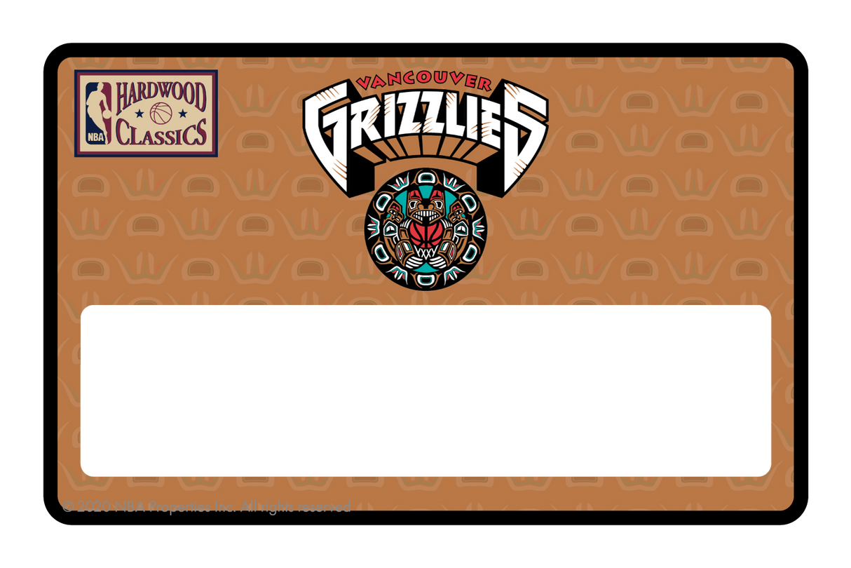 Memphis Grizzlies: Throwback Hardwood Classics - Card Covers - NBALAB - CUCU Covers