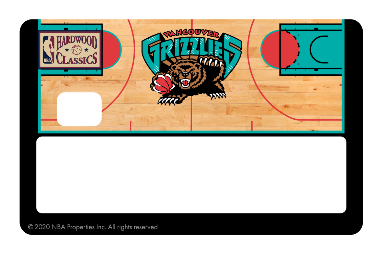 Memphis Grizzlies: Retro Courtside Hardwood Classics - Card Covers - NBALAB - CUCU Covers