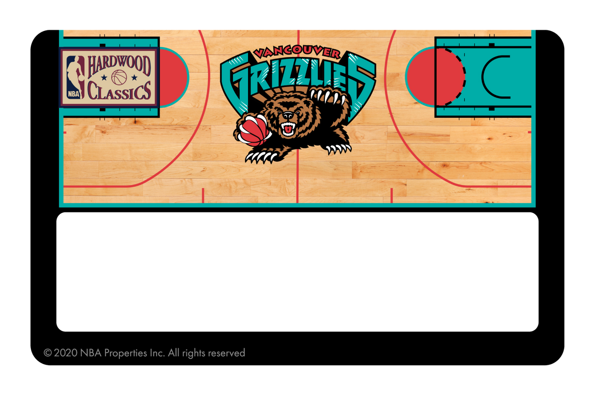 Memphis Grizzlies: Retro Courtside Hardwood Classics - Card Covers - NBALAB - CUCU Covers