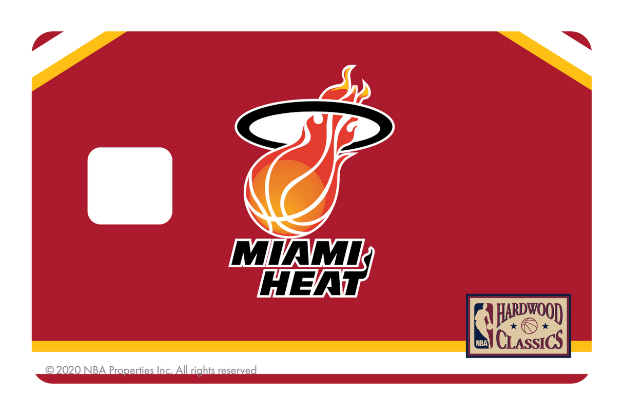 Miami Heat: Home Warmups Hardwood Classics - Card Covers - NBALAB - CUCU Covers